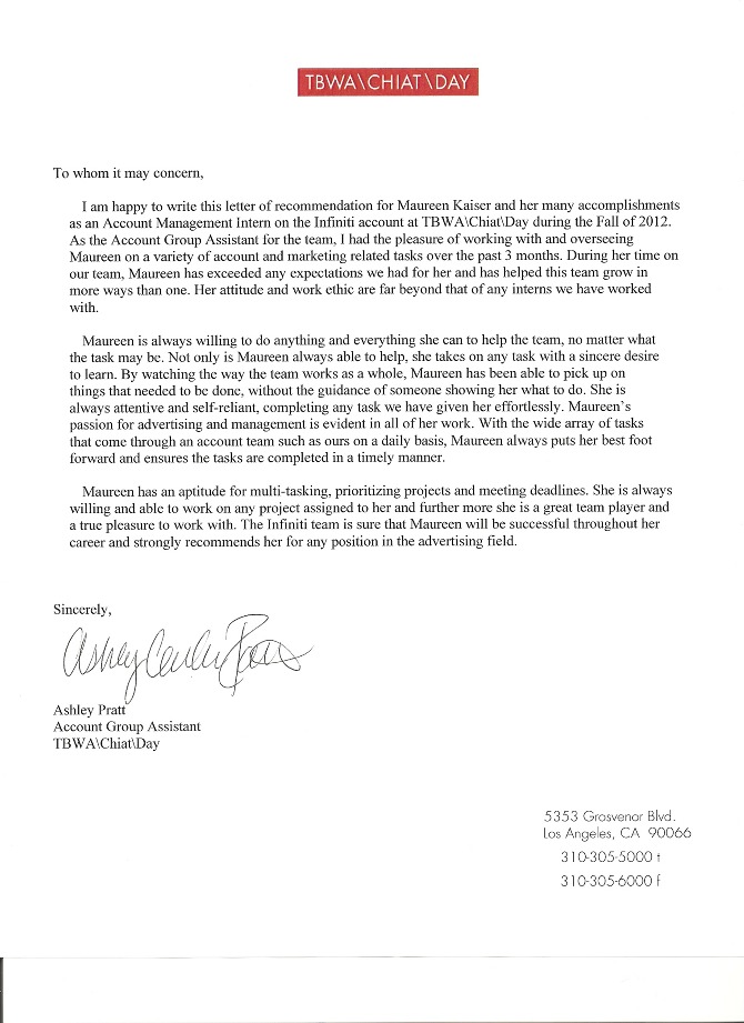 Sales Executive Letter Of Recommendation Sales Executive Letter Of Recommendation